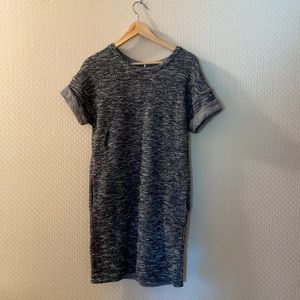 Vince Blue Knit Shift Dress Sz S